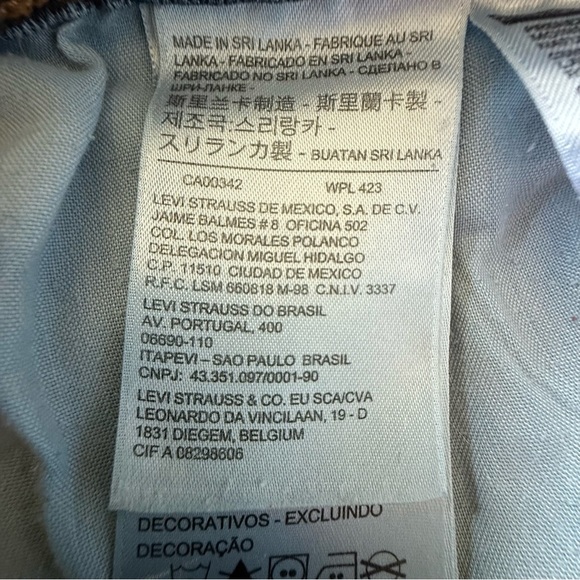 Levi’s Strauss Classic Boot Stretch Women's Blue Jeans size 14 length 30.5 - Picture 10 of 12